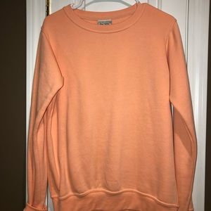 Vibrant orange crewneck